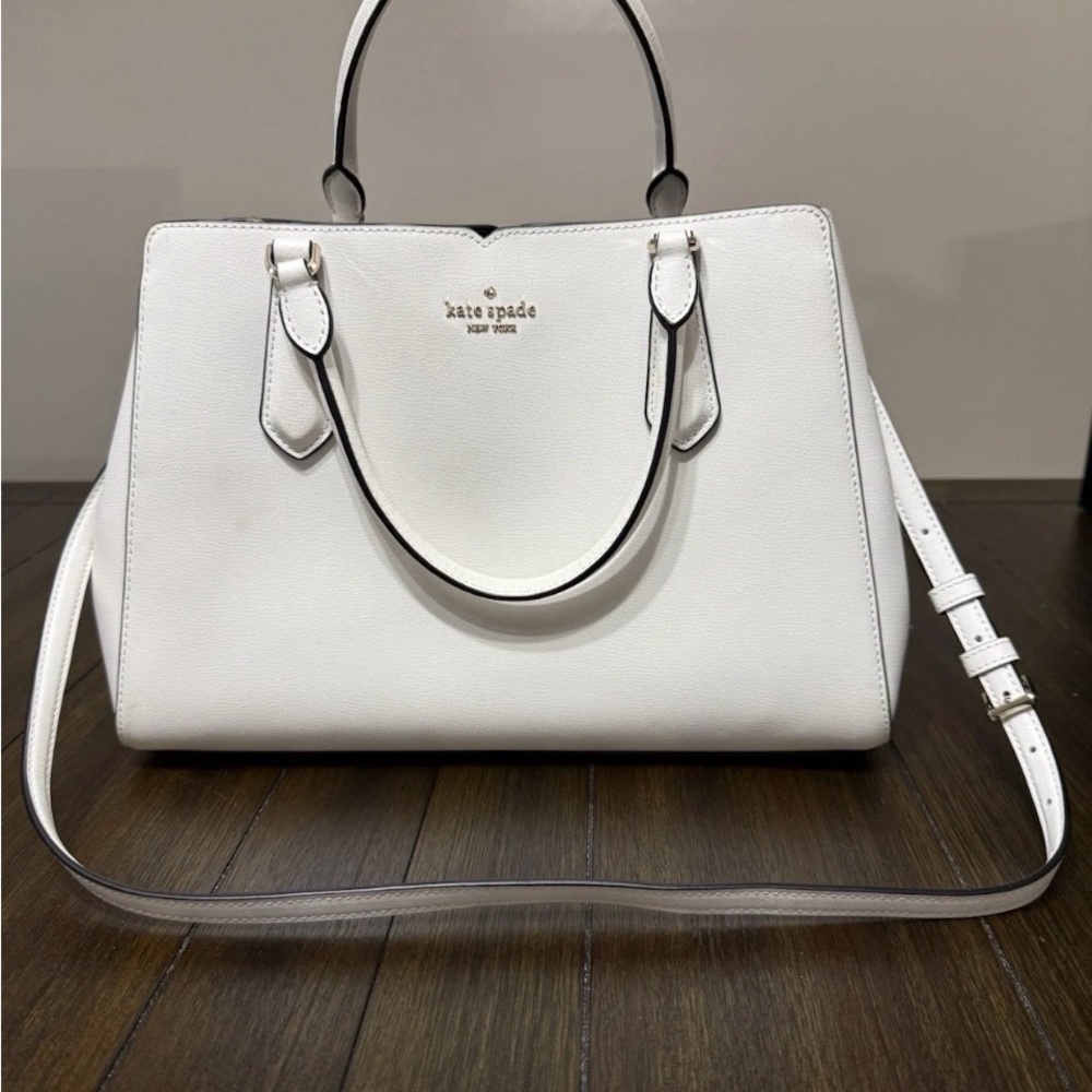 Kate Spade White Satchel Bag